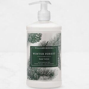 New Williams Sonoma Winter Forest Seasonal Hand Lotion, 16 FL. OZ Made in USA